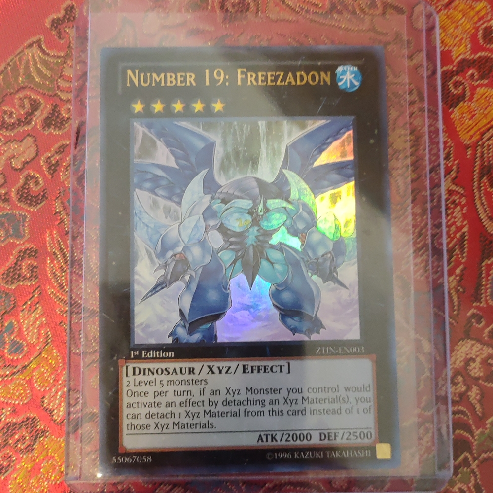 Yu Gi Oh TCG Number 19: Freezadon 1st Edition